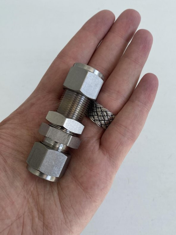 Swagelok Paslanmaz Çelik Bölme Rakoru 1/2 SS-810-61 - Resim 5