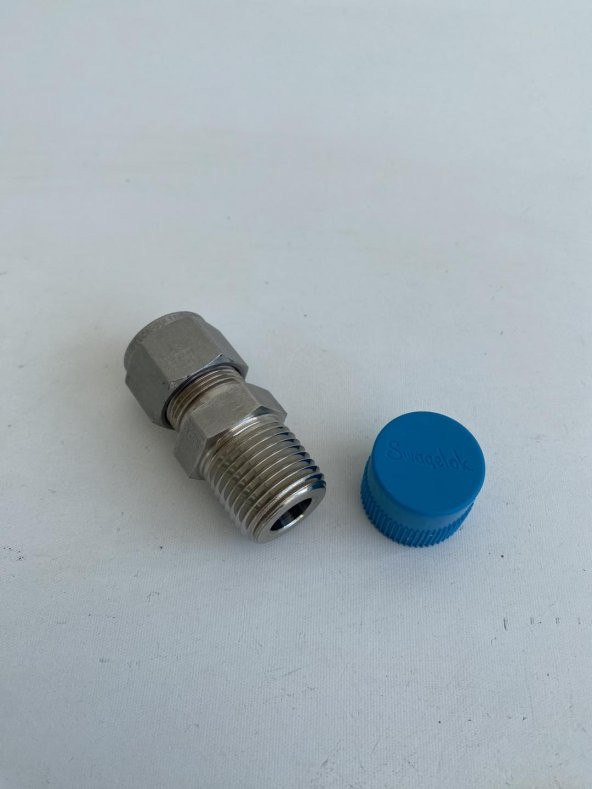 Swagelok Paslanmaz Çelik Erkek Konnektör 1/2 SS-810-1-8 - Resim 3