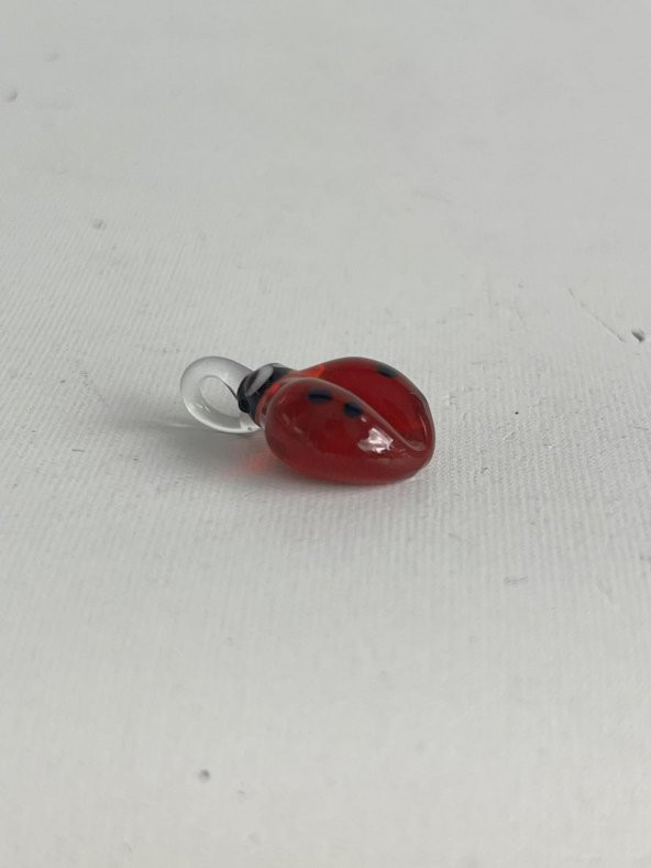 El Yapımı Mini Murano Cam Uğur Böceği Biblo A92-01 - 4