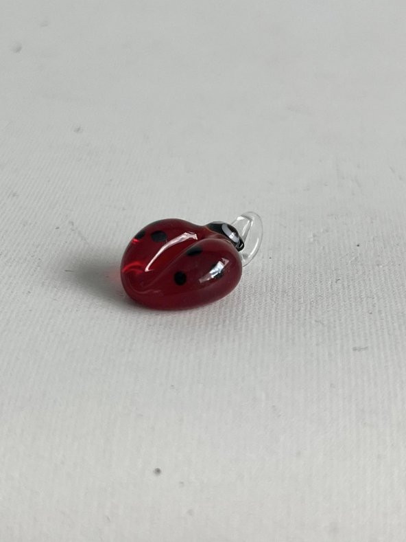 El Yapımı Mini Murano Cam Uğur Böceği Biblo A92-01 - 6
