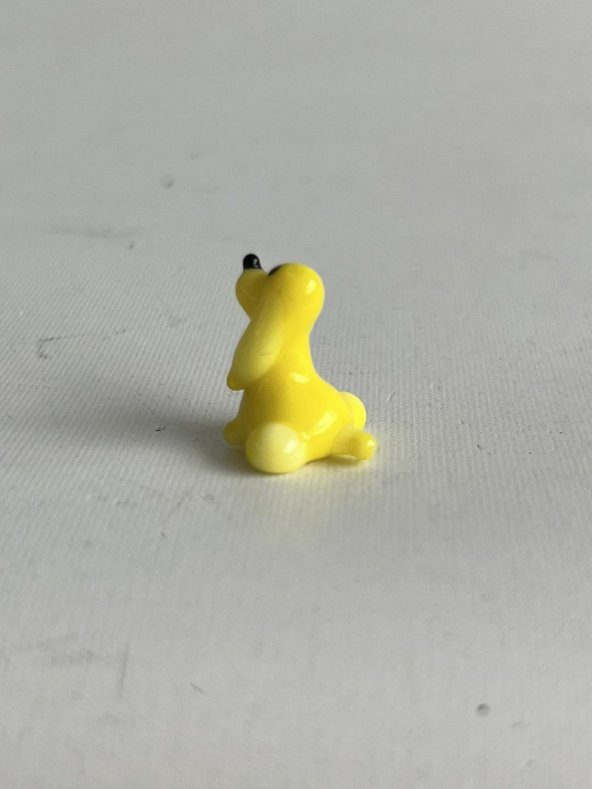 El Yapımı Mini Murano Cam Köpek Biblo A92-02 - 4