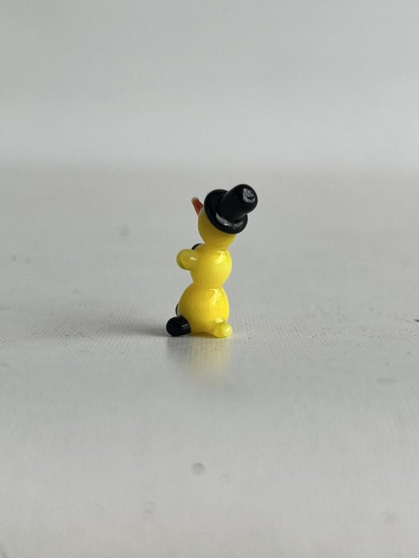 El Yapımı Mini Murano Cam Kardan Adam Biblo A94-01 - Resim 5