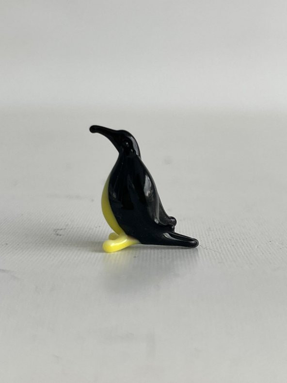 El Yapımı Mini Murano Cam Penguen Biblo A94-02 - 3