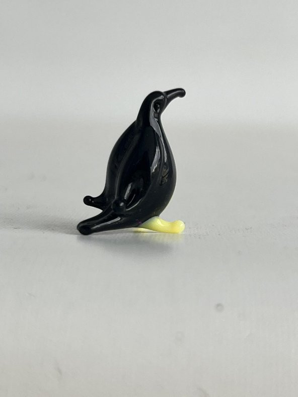 El Yapımı Mini Murano Cam Penguen Biblo A94-02 - 5
