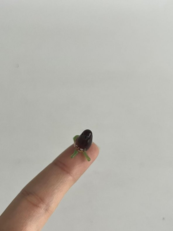 El Yapımı Mini Murano Cam Kuş Biblo A101-01 - 2