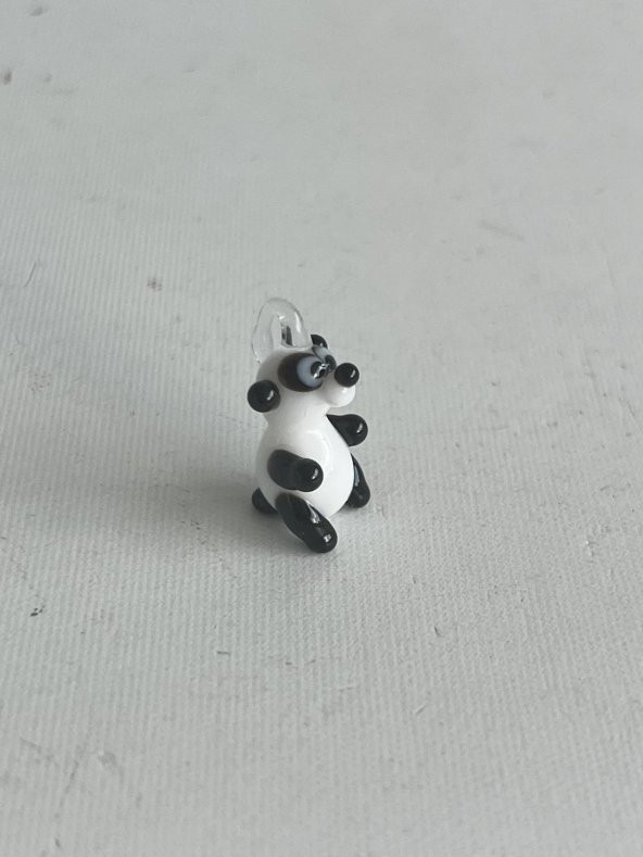 El Yapımı Mini Murano Cam Panda Biblo A104-02 - 3
