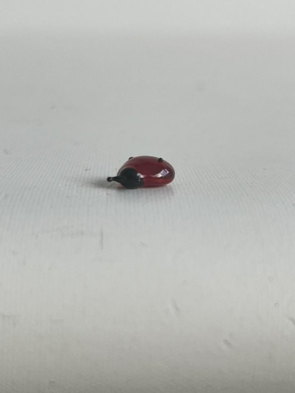 El Yapımı Mini Murano Cam Uğur Böceği Biblo A105-03 - Resim 3