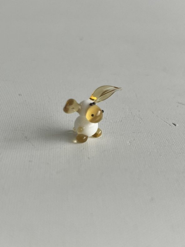 El Yapımı Mini Murano Cam Eşek Biblo A109-02 - 3