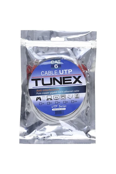 2 Mt Jaklı Cat6 Ethernet Kablosu Tnx-c-2 ürün görseli 1