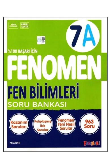Fenomen 7. Sınıf Fen Bilimleri Soru Bankası (A) ürün görseli