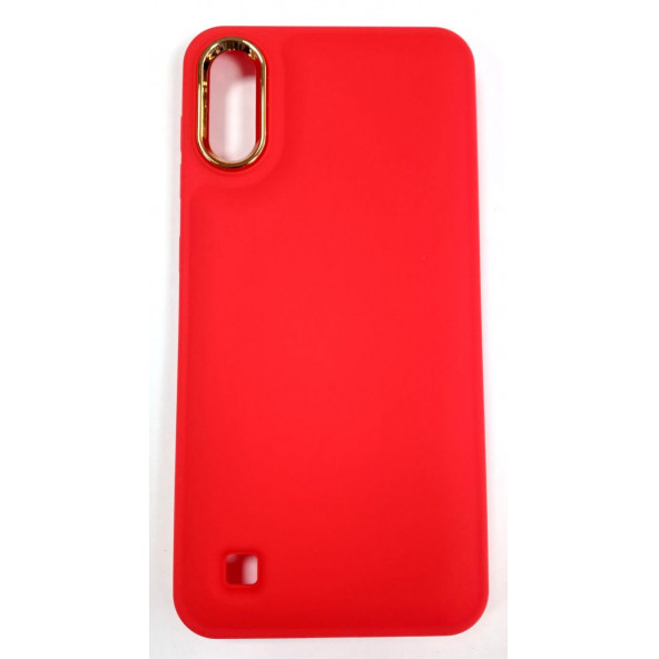 Samsung Galaxy A10 Kabartmalı Kamera Korumalı Puf Kılıf - Resim 2