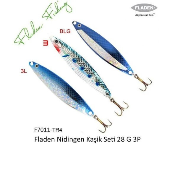 Fladen Nıdıngen 3Lü Olta Kaşığı Seti 28Gr - 2