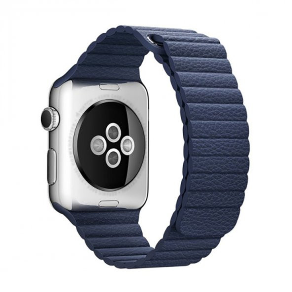 Ally Apple Watch 7-8 45mm 6-5-4 44mm Deri Loop Kayış Kordon 3-2-1 42mm - 3