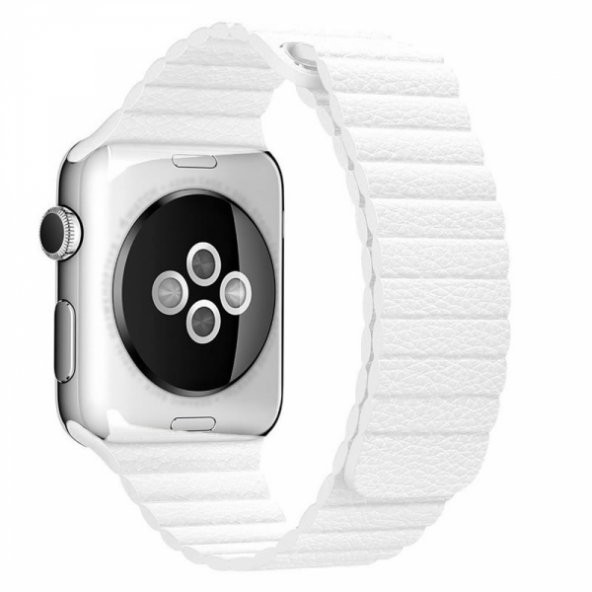 Ally Apple Watch 7-8 45mm 6-5-4 44mm Deri Loop Kayış Kordon 3-2-1 42mm - 4