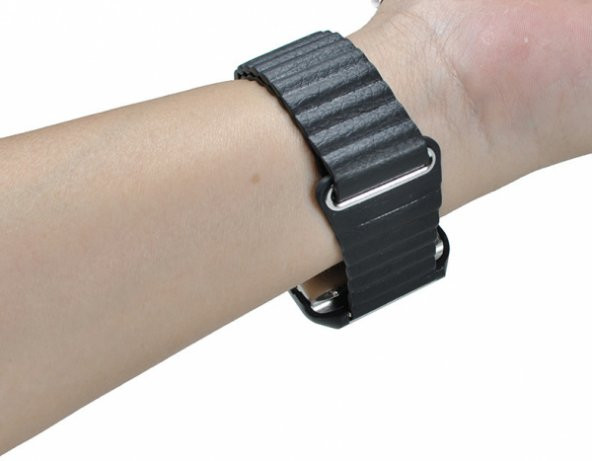 Ally Apple İwatch İçin 6-5-4 44MM Watch Ultra 49MM Deri Loop Kayış+ Metal Koruma Kılıf 1-2-3 42MM - 2