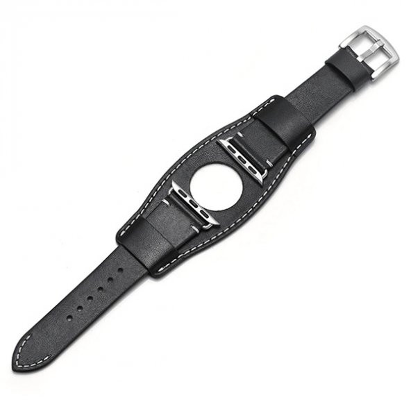 Ally Apple Watch 7-8 41mm 6-5-4 40mm Hakiki Deri Kordon Kayış 3-2-1 38mm - 5