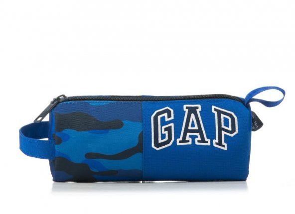 GAP Orijinal Kalem Çantası Tek Bölme Mavi Kamuflaj