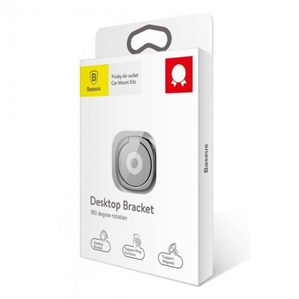 Baseus Privity Ring Manyetik Metal Telefon Tutucu Stand - 5