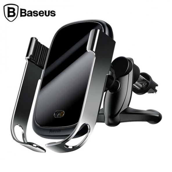 Baseus Rock-Solid Tam Otomatik 10W Wireless Kablosuz Araç Şarj Tutucu - 6