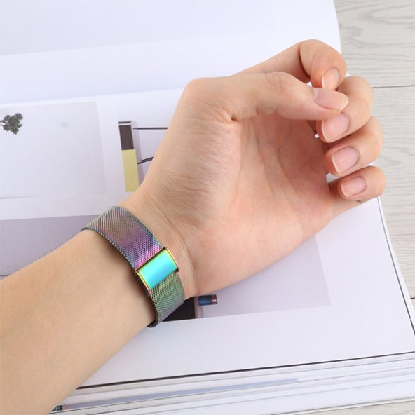 Ally Apple Watch Ultra 49mm 7-8 45mm 6-5-4 44mm Kayış Kordon Kopçalı Milano Loop Kordon 3-2-1 42mm - 12