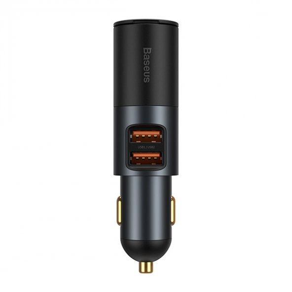 BASEUS 120W Hızlı Şarj Araç Şarj Cihazı Ve Araç Çakmaklık Çift USB Çıkışlı - 2