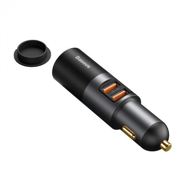 BASEUS 120W Hızlı Şarj Araç Şarj Cihazı Ve Araç Çakmaklık Çift USB Çıkışlı - 3