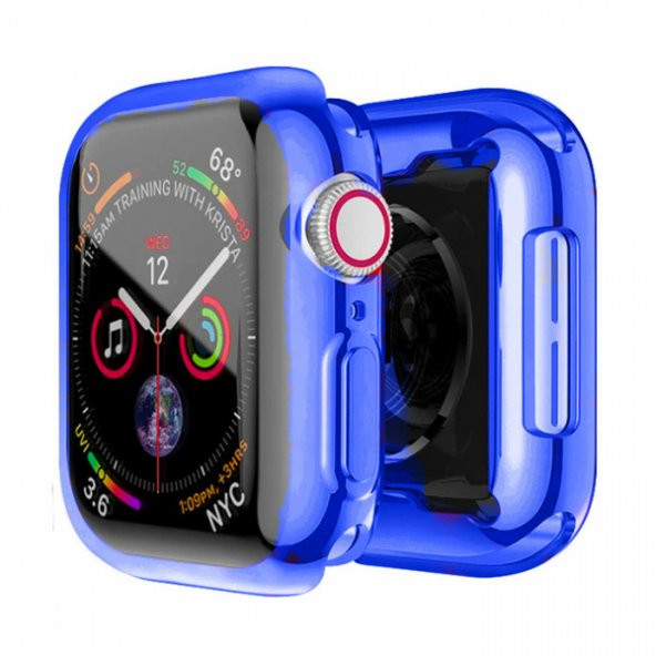 ALLY Apple Watch 7-8 45mm 360 Koruma Ultra Slim Silikon Kılıf - 6