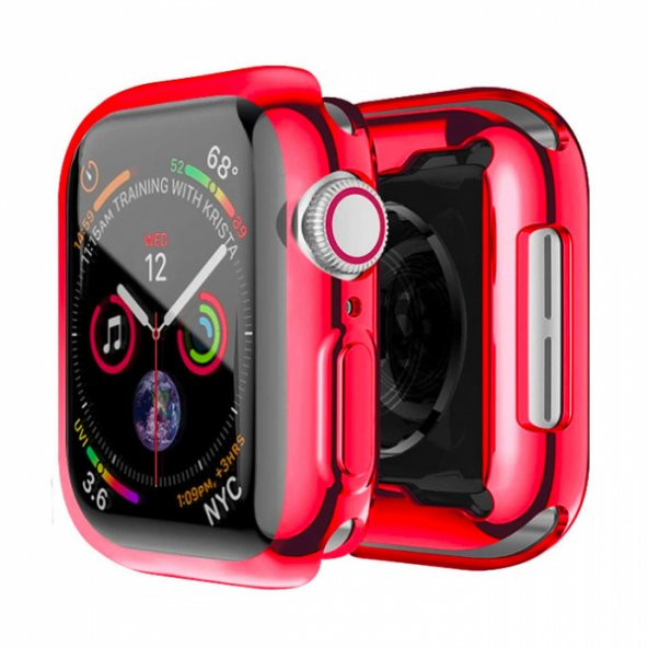 ALLY Apple Watch 7-8 45mm 360 Koruma Ultra Slim Silikon Kılıf - 7