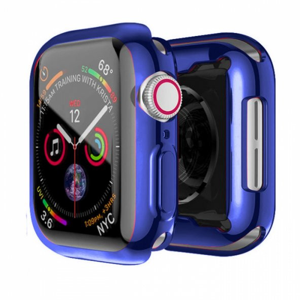 ALLY Apple Watch 7-8 45mm 360 Koruma Ultra Slim Silikon Kılıf - 10