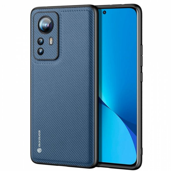 Dux Ducis Fino Serisi Xiaomi 12 - 12x Kılıf Premium Dokuma Silikon Kılıf - 6
