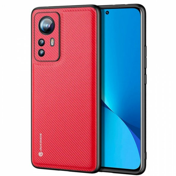 Dux Ducis Fino Serisi Xiaomi 12 - 12x Kılıf Premium Dokuma Silikon Kılıf - 11