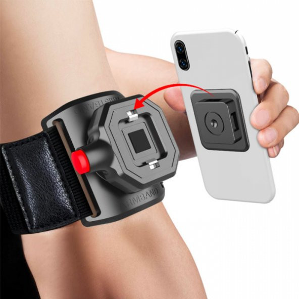 Ally Spor Koşu Fitness Bileklik ve Kol Bandı Universal Telefon Tutucu Armband - 2