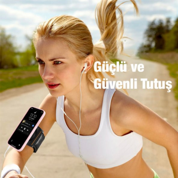 Ally Spor Koşu Fitness Bileklik ve Kol Bandı Universal Telefon Tutucu Armband - 4