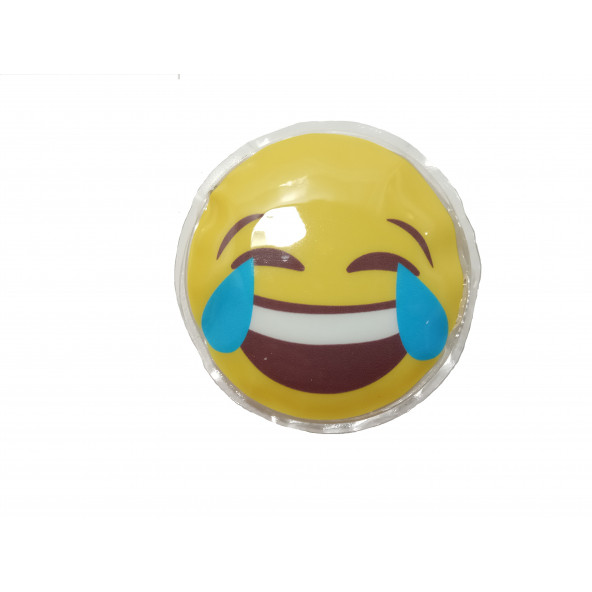 GÜLEN EMOJİ ŞEKİLLİ CEP SOBASI EL ISITICI,SICAK SU TORBASI PVC  9cm - 3