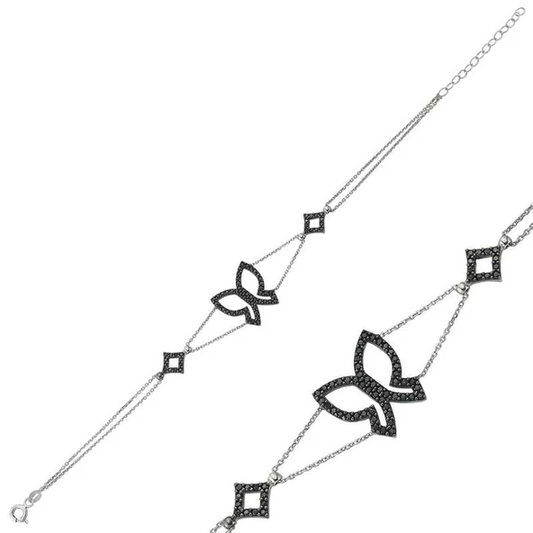 Gümüş Kelebek Bayan Bileklik  SL1372 ürün görseli