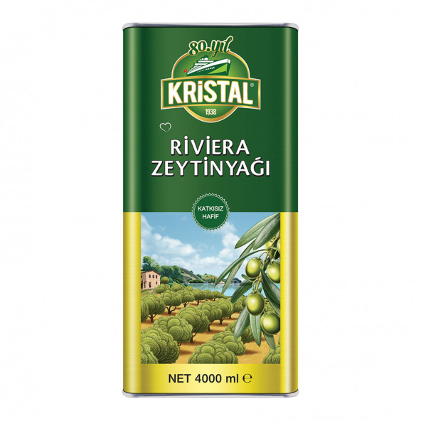 KRİSTAL RİVİERA ZEYTİNYAĞI 4000LT