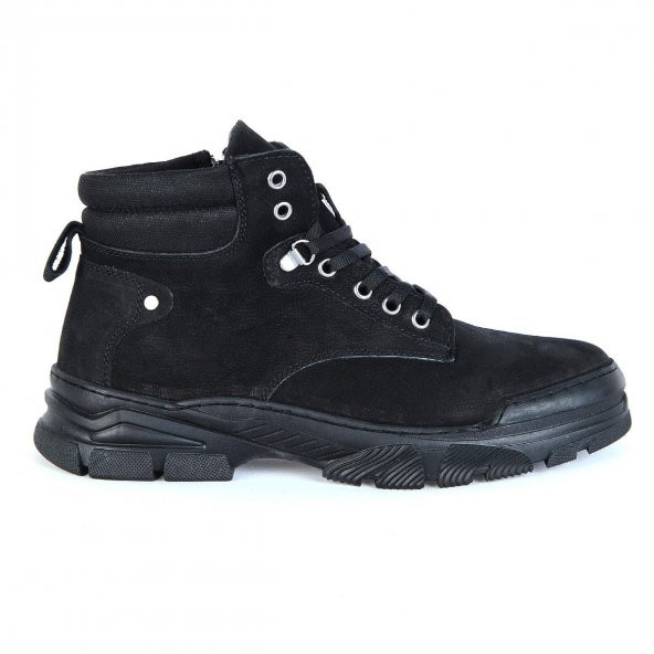 MP 232-4254MR Siyah %100 Deri Erkek Bot - 1