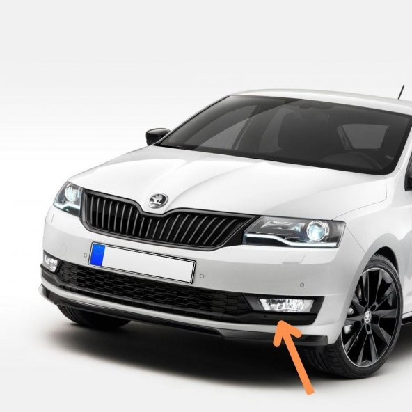 GKL Sol Sis Farı Çerçevesi Kapağı Skoda Rapid 2017-2020 5JA807681A