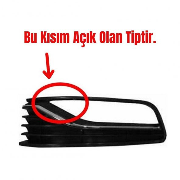 GKL Sol Sis Farı Çerçevesi Kapağı VW Polo 2015-2018 6C0854661C