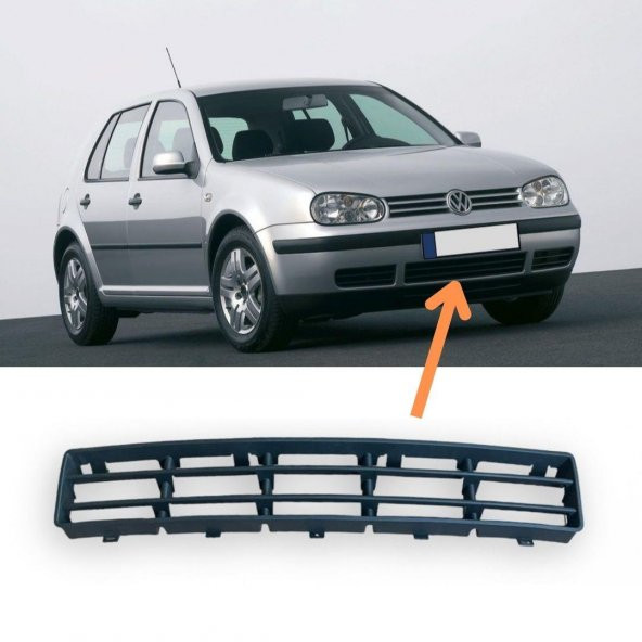 GKL Ön Tampon Alt Orta Izgarası VW Golf 4 1998-2004 1J0853677D