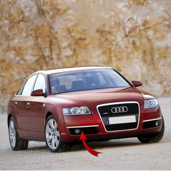 GKL Sağ Sis Farı Çerçevesi Kapağı Audi A6 2005-2008 4F0807682A