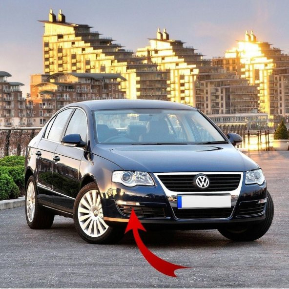 GKL Sağ Sis Farı Kapağı Sissiz VW Passat B6 2006-2011 3C0853666