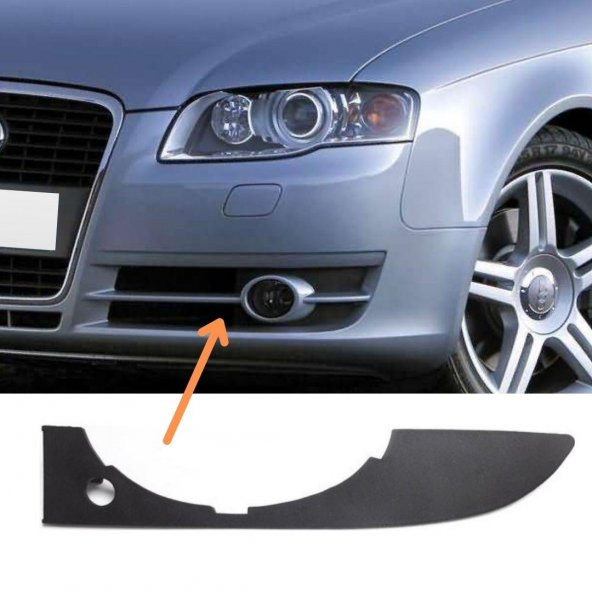 GKL Ön Tampon Sol Sis Farı Alt Parçası Audi A4 2005-2008 8E0807489