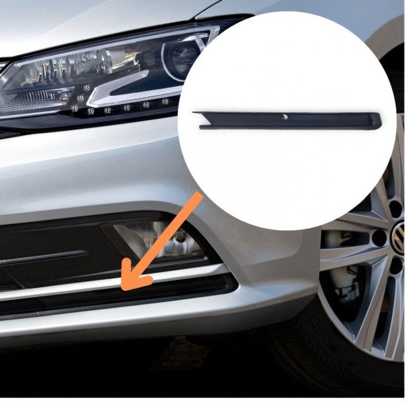 GKL Ön Tampon Sol Sis Far Alt Çıtası VW Jetta 2015-2018 5C6807233A