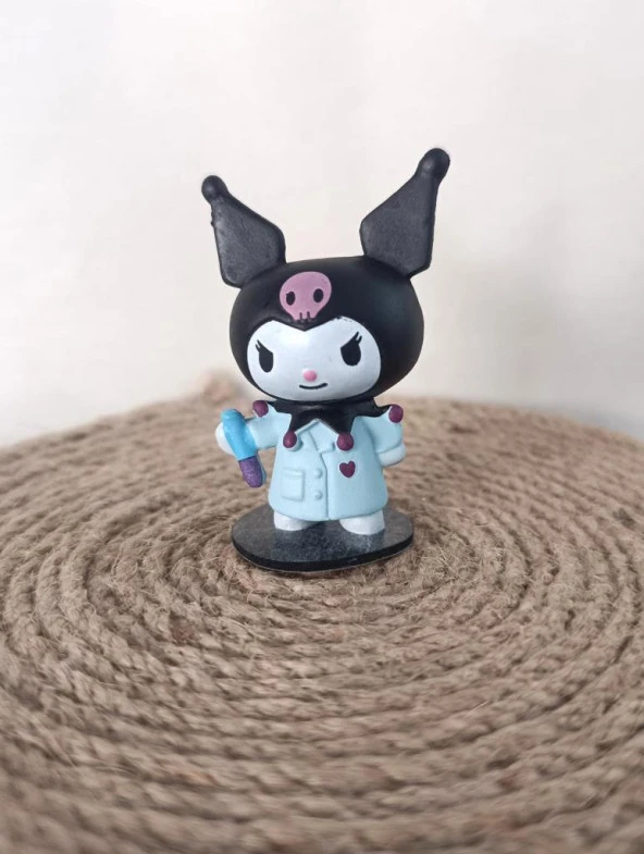 Mini Figür Sanrio Kuromi Karakter Figür Oyuncak 15529