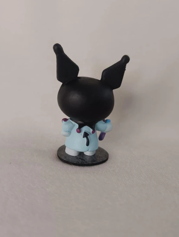 Mini Figür Sanrio Kuromi Karakter Figür Oyuncak 15529 - Resim 3