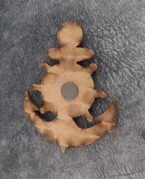 Magnet Gemi Çapa Kule Deniz Buzdolabı Süsü Ahşap Magnet Mıknatıslı Hediyelik Eşya - Resim 3