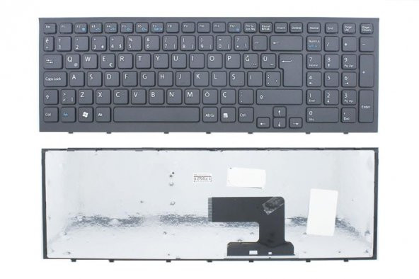 Sony VPC-EL1E1E VPC-EL22FX VPC-EL22FX/B Klavyesi (Siyah TR)