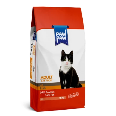 Paw Paw Balıklı Yetişkin Kedi Maması 15 Kg