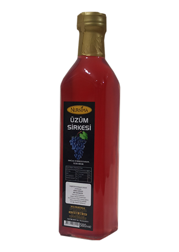 Nursima Üzüm Sirkesi 500 ml (CAM Ambalaj)